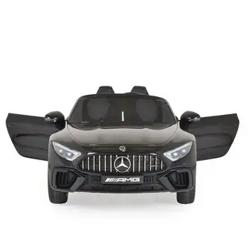 Moni Bo Car Mercedes DK-SL63 Black - ელექტრო მანქანა კაუჩუკის საბურავებით და ტყავის სავარძლით, 7 image