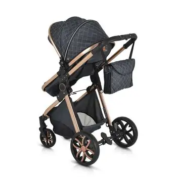 Cangaroo Alma 3 In 1 Black საბავშვო ტრანსფორმერი ეტლი, 4 image