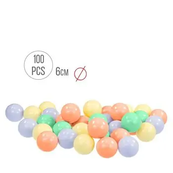 Mochtoys Playballs 100 Pcs 6cm In Net - ფერადი ბურთების ნაკრები, 2 image