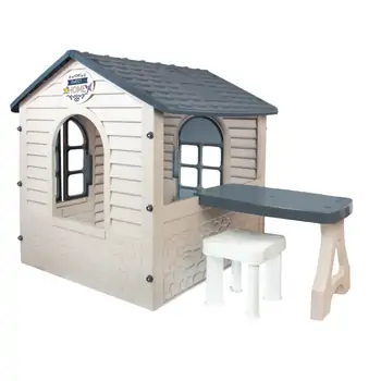 Mochtoys 13010 Garden house with table beige - სათამაშო სახლი მაგიდით, 3 image