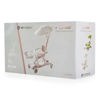 Byox Tricycle/Scooter Cornet 6in1 Green - სასეირნო ველო-ეტლი/სკუტერი, 11 image