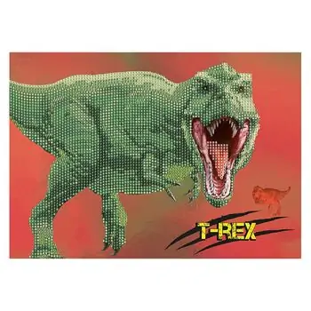Dinosaurs T-rex  Diamantiny Level Up - თვლებით ხატვა, 4 image