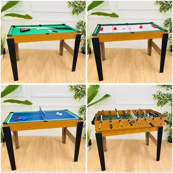 Tabletop Games 4 In 1 Football/Tennis/Hockey/Billiards- სამაგიდო ფეხბურთი/ტენისი/ჰოკეი/ბილიარდი
