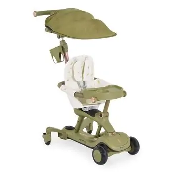 Byox Tricycle/Scooter Cornet 6in1 Green - სასეირნო ველო-ეტლი/სკუტერი