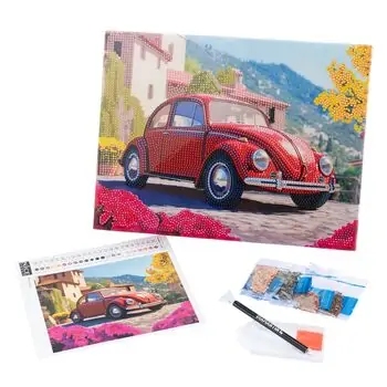 Red Car Diamantiny - თვლებით ხატვა, 4 image