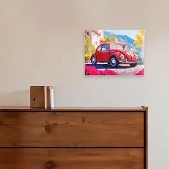 Red Car Diamantiny - თვლებით ხატვა, 2 image
