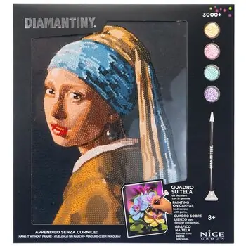 Girl With Pearl Earring Diamantiny Level Up - თვლებით ხატვა, 6 image