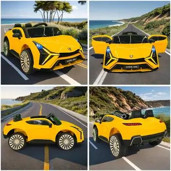 Lamborghini Electric Car Yellow - ელექტრო მანქანა