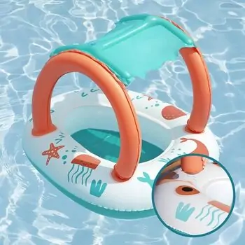 Bestway 34203 Comfort Plush Shaded Baby Boat - გასაბერი აუზი, 6 image