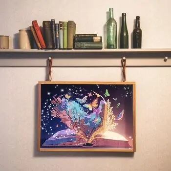 Magic Book Diamantiny Level Up Fantasy  - თვლებით ხატვა, 2 image