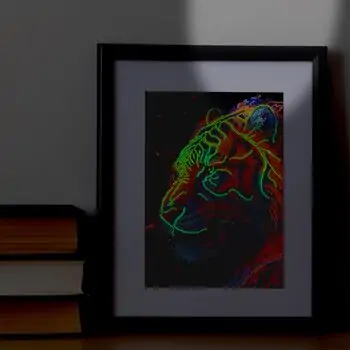 Tiger Diamantiny Level Up Wild - თვლებით ხატვა, 5 image