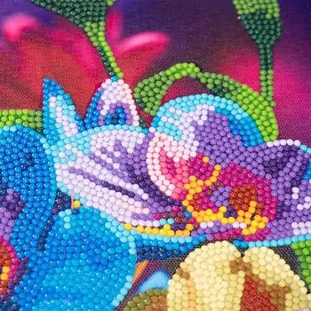 Beautiful Flowers Diamantiny - თვლებით ხატვა, 5 image