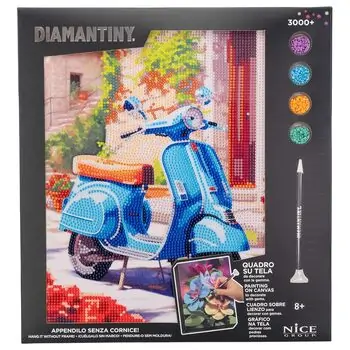 Vespa Diamantiny - თვლებით ხატვა