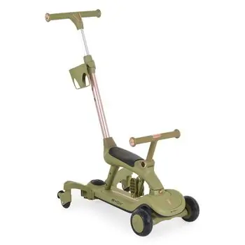Byox Tricycle/Scooter Cornet 6in1 Green - სასეირნო ველო-ეტლი/სკუტერი, 4 image
