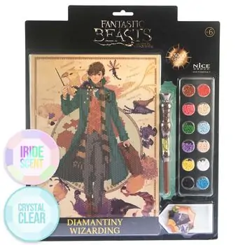 Newt Scamander Diamantiny Wizarding - თვლებით ხატვა, 5 image
