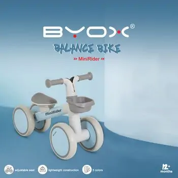 Byox Mini balance bike Mini Rider green საბავშვო ველოსიპედი (ბალანს ბაიკი), 2 image