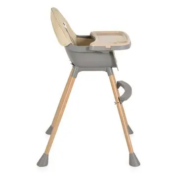 Moni High chair Biscotti 2 in 1 Beige საკვები სკამ-მაგიდა, 5 image
