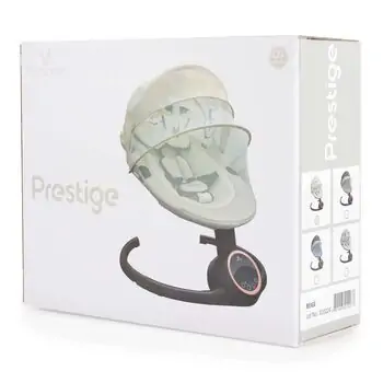Cangaroo Baby swing Prestige Dark Grey საბავშვო ელექტრო შეზლონგი, 10 image