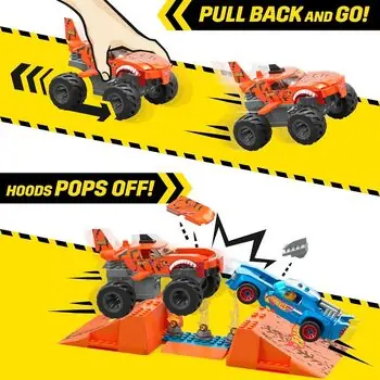 MEGA Hot Wheels Monster Trucks Toy Building Set - საბავშვო სათამაშო ტრასა, 4 image