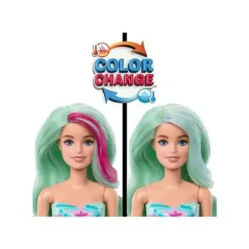 Barbie Color Reveal Mermaid Series Doll & Accessories - ბარბის სათამაშო თოჯინა, 5 image