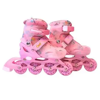 Space Inline Roller Skates With Light M/35-38/ - როლიკები