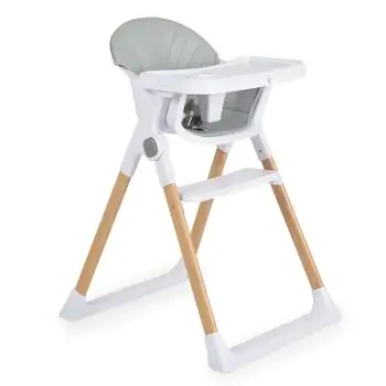 Cangaroo High Chair Almond Grey - საკვები სკამ-მაგიდა