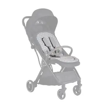 Cangaroo Universal stroller pad Kona grey ეტლში ჩასაფენი მატრასი, 3 image