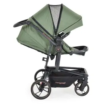 Cangaroo Baby Stroller 3 in 1 Ellada green - საბავშვო ეტლის კომპლექტი, 4 image