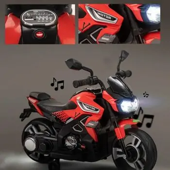 Star Cruiser Motorcycle Red - ელექტრო მოტოციკლი, 5 image