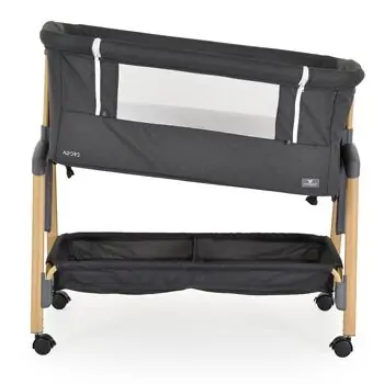 Cangaroo Baby Crib Adoro Black ახალშობილის საწოლი, 6 image