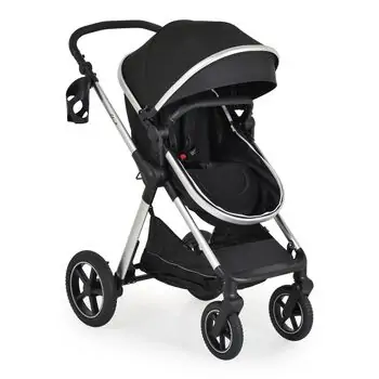 Moni 3 In 1 Set Alina Black-Onyx - საბავშვო ტრანსფორმერი ეტლის კომპლექტი, 6 image