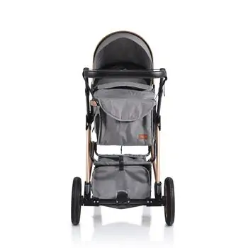 Cangaroo Midas 2in1 Grey საბავშვო ტრანსფორმერი ეტლის კომპლქტი, 4 image