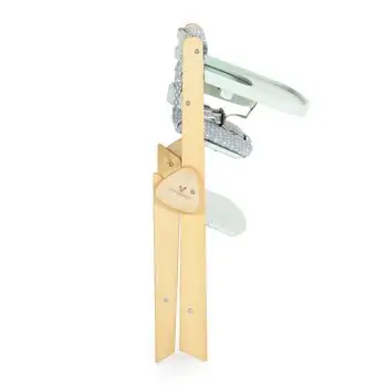 Cangaroo Wooden high chair Caramel mint საკვები სკამ-მაგიდა, 8 image