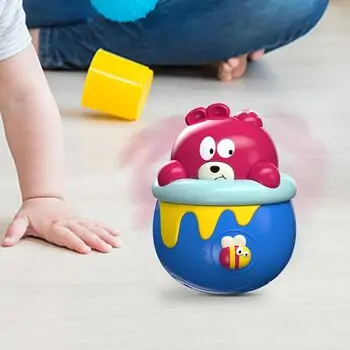 Baby Yard Wobbler Bear Sensory Toy - განსავითარებელი სათამაშო დათვი, 5 image