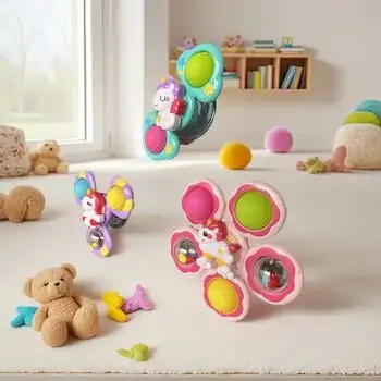 Baby Yard Spinner Toy With Suction Cup - განსავითარებელი სათამაშო, 12 image