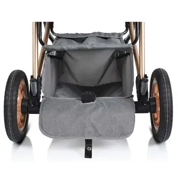 Cangaroo Midas 2in1 Grey საბავშვო ტრანსფორმერი ეტლის კომპლქტი, 17 image