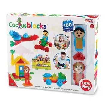 Dede Cactus Blocks 100 pcs - საბავშვო სათამაშო კუბიკები, 2 image