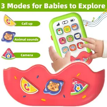 Baby Yard Learning Smart Phone With Light And Sound - განსავითარებელი სათამაშო მობილური, 8 image