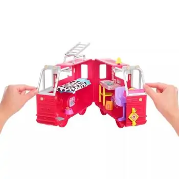 ​Barbie Chelsea Fire Truck Playset ბარბის სახანძრო მანქანა თოჯინით, 2 image