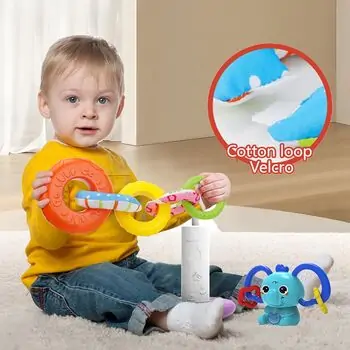 Baby Yard Multifunctional Music Elephant Ring Stacker - განსავითარებელი სათამაშო, 5 image