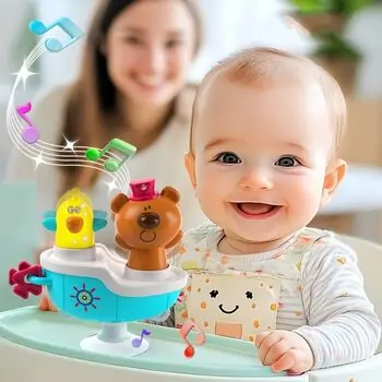 Baby Yard Voice Control Rolling Boat With Suction Cup - განსავითარებელი სათამაშო ხმის კონტროლით