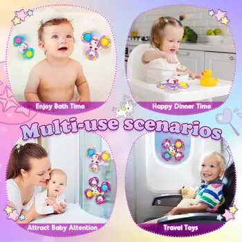 Baby Yard Spinner Toy With Suction Cup - განსავითარებელი სათამაშო, 13 image