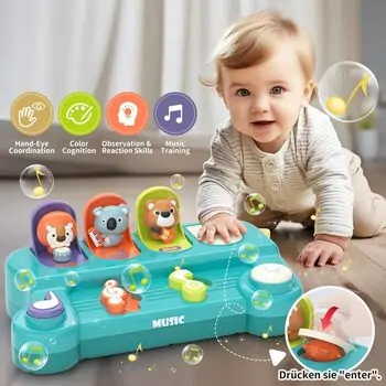 Baby Yard Forest Animals Pop Up Toy - განსავითარებელი სათამაშო, 4 image
