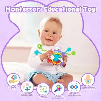 Baby Yard Rabbit Sensory Toy - განსავითარებელი სათამაშო კურდღელი, 2 image