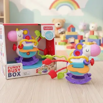 Baby Yard Rolling Unicorn Sensory Toy - განსავითარებელი სათამაშო უნიქორნი