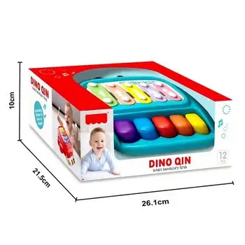 Baby Yard Musical Dinosaur Piano - განსავითარებელი სათამაშო პიანინო, 5 image