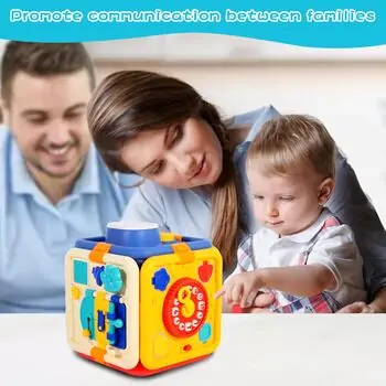Baby Yard Musical Learning Busy Cube - განსავითარებელი სათამაშო კუბი, 9 image