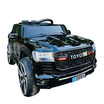 Toyota Land Cruiser Painting Black - ელექტრო მანქანა კაუჩუკის საბურავებით, 5 image