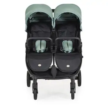 Cangaroo Baby twin stroller 2Gether Iceberg-Green ტყუპების სასეირნო ეტლი, 3 image