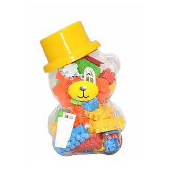 Cute Bear Figured Mini Blocks - ასაწყობი კუბიკები, 2 image